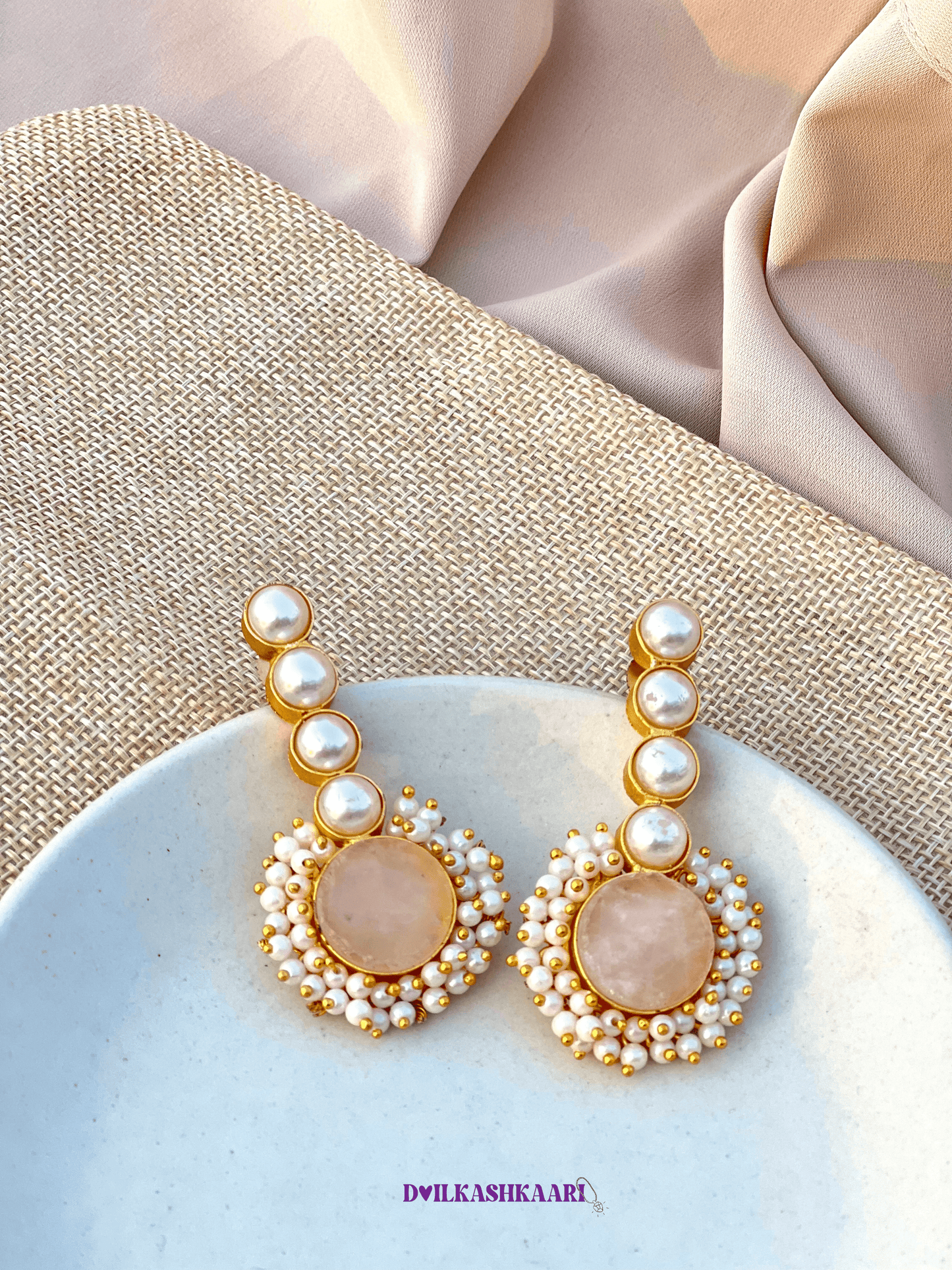 Adara pearl earring