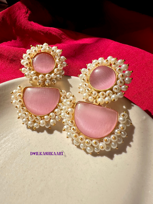 Inara silk stone earring