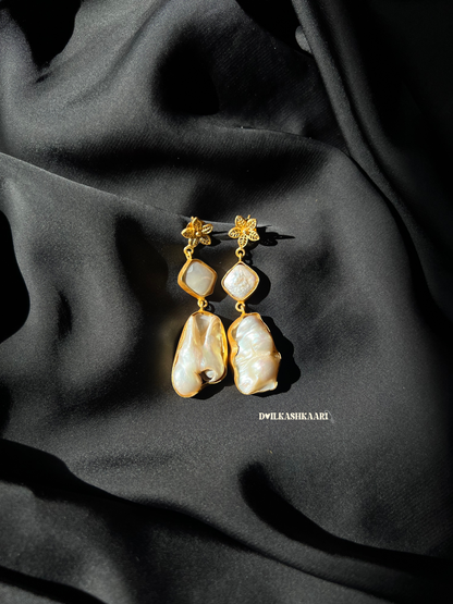 Luana Baroque Pearl Earrings