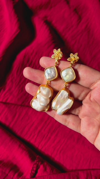 Luana Baroque Pearl Earrings